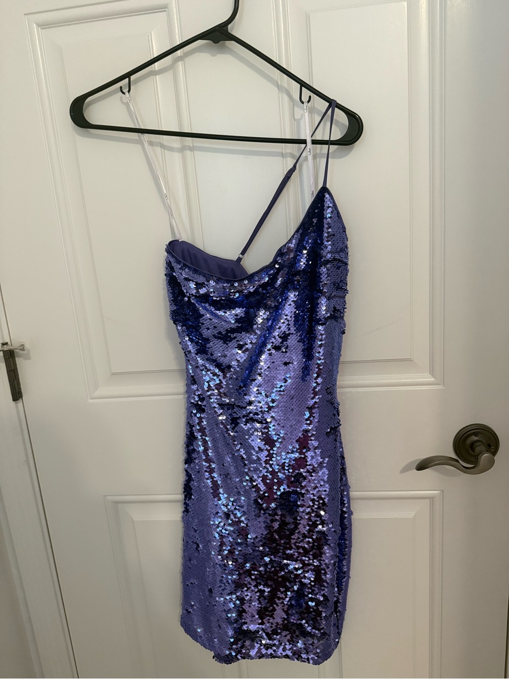 Lulus Purple Sequin Slip Dress